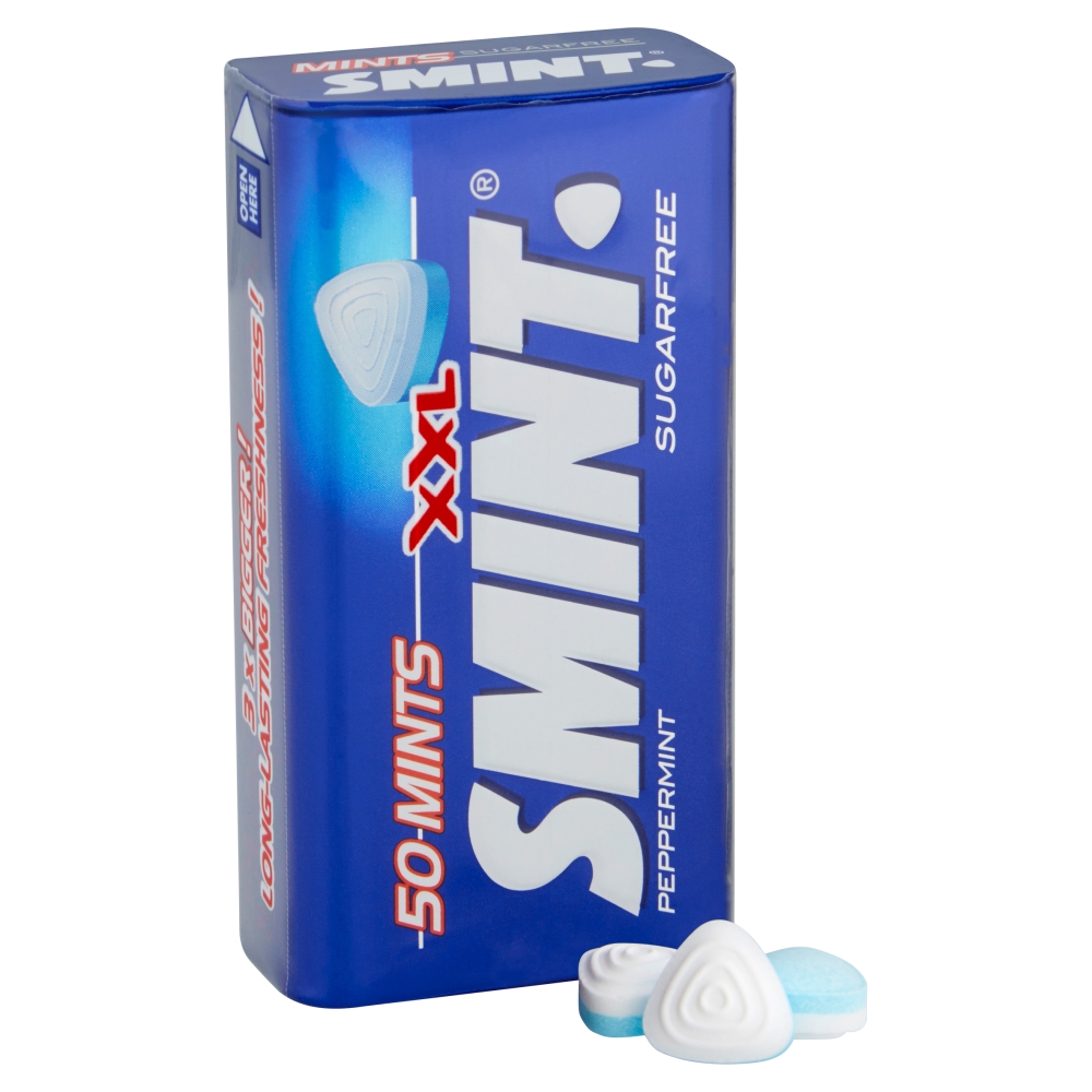 309841_bb.jpg Smint 50 Peppermint XXL Tin 35g - Image 1