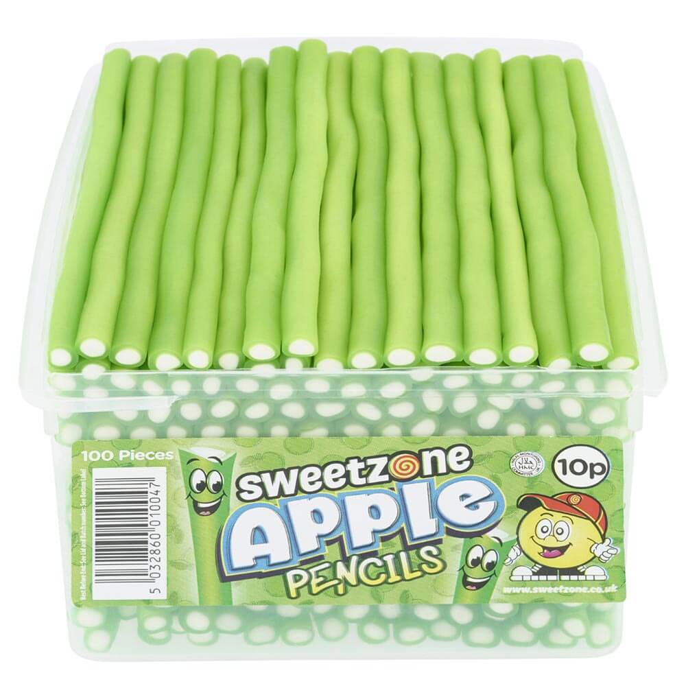 309872_a.jpg Sweetzone Apple Pencils 10p Tub - Image 1