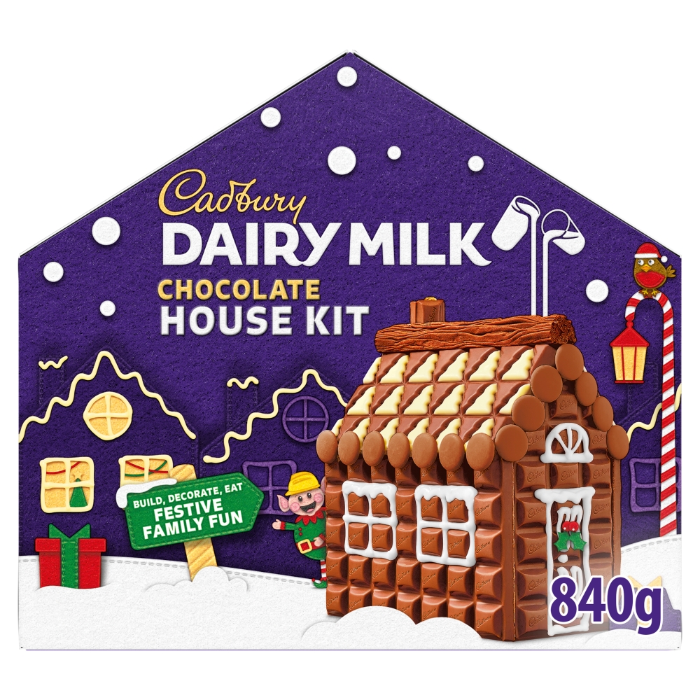 310490_cadbury_dairy_milk_chocolate_house_a24_.jpg Cadbury Dairy Milk Chocolate House Kit 840g - Image 1