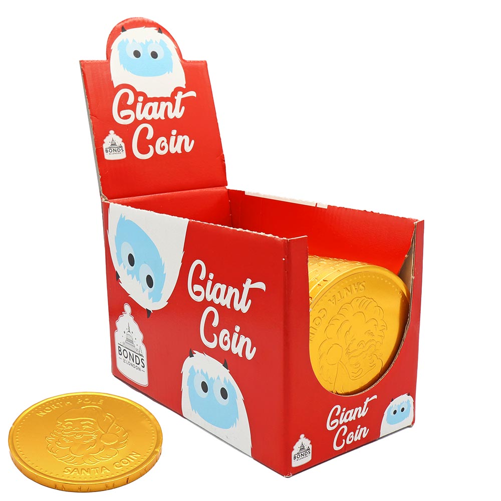 311833_bonds_giant_coin_a.jpg Bonds Giant Gold Santa Coin 50g - Image 1