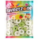Sweetzone Sour Apple Rings Bag 1kg - Image 2