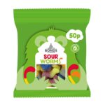 Bonds Sour Worms Treat Bags 50g