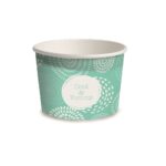 Accessories 3 Scoop Wax Paper Ice Cream Tubs 260ml