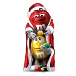 M&M's Milk Chocolate Christmas Santa Shape with Mini Chocolate M&M's 100g - Image 2