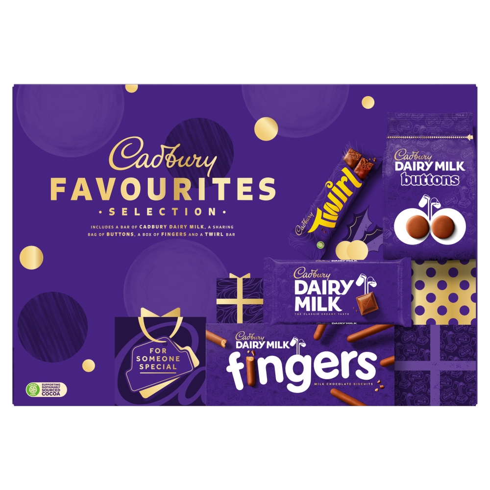 312435_1.jpg Cadbury Chocolate Favourites Christmas Selection Box 351g - Image 1