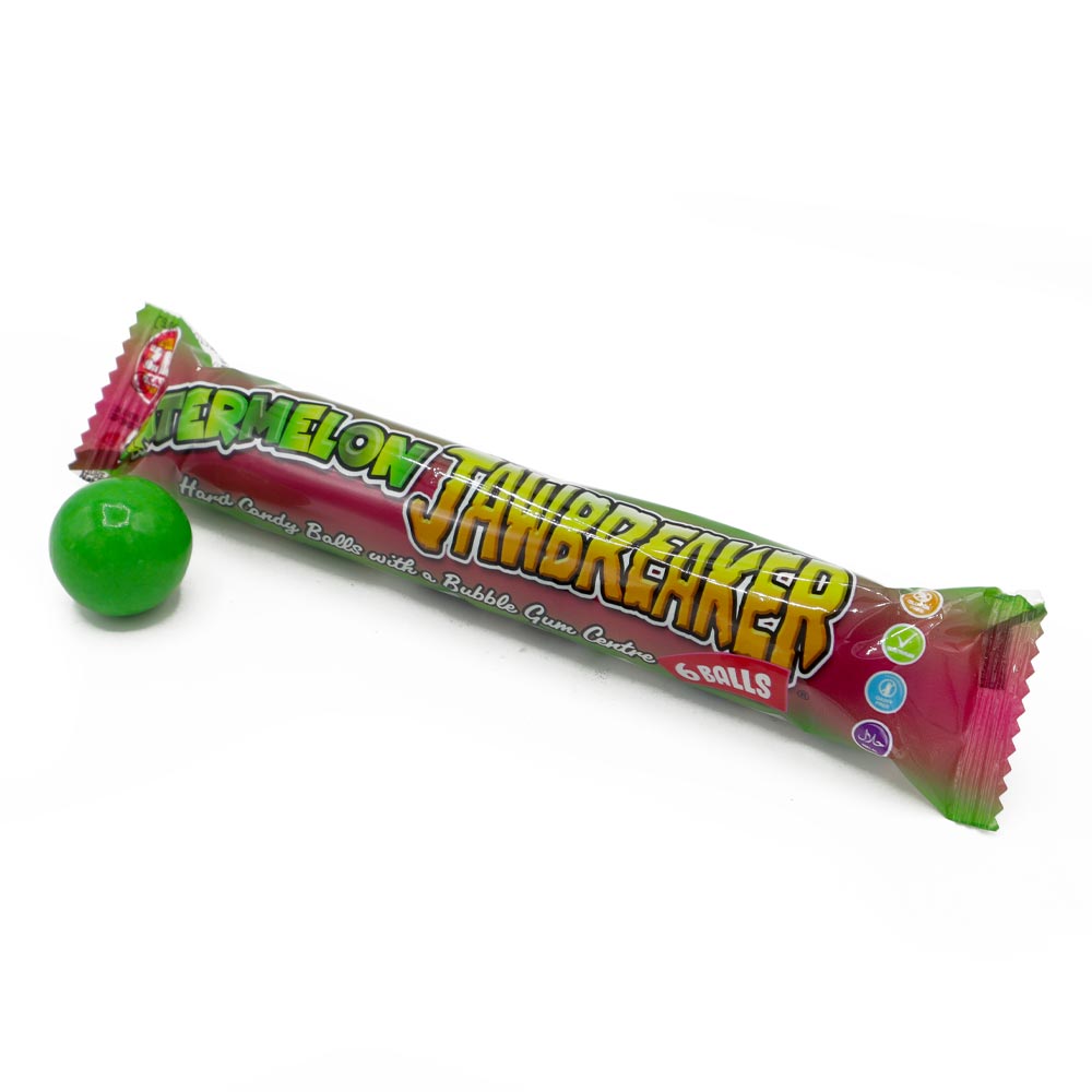 312510_a.jpg Zed Candy Watermelon Jawbreaker 6 Ball Pack 49.5g - Image 1