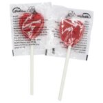 Cherry Heart Lollipops 5.2g - Image 2