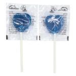 Blue Raspberry Heart Lollipops 5.2g - Image 2