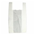 Accessories Jumbo White Vest Carrier Bags