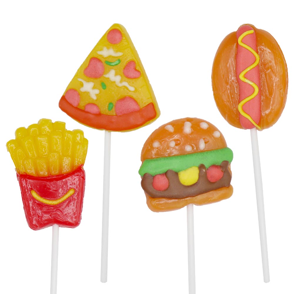 313154_a.jpg Candy Realms Fast Food Pops 50g - Image 1