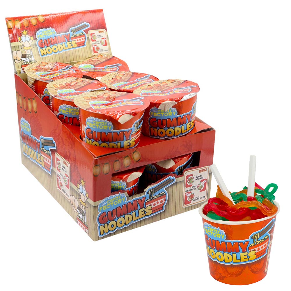313219-ccf-gummy-noodles-a.jpg Crazy Candy Factory Gummy Noodles 63g - Image 1
