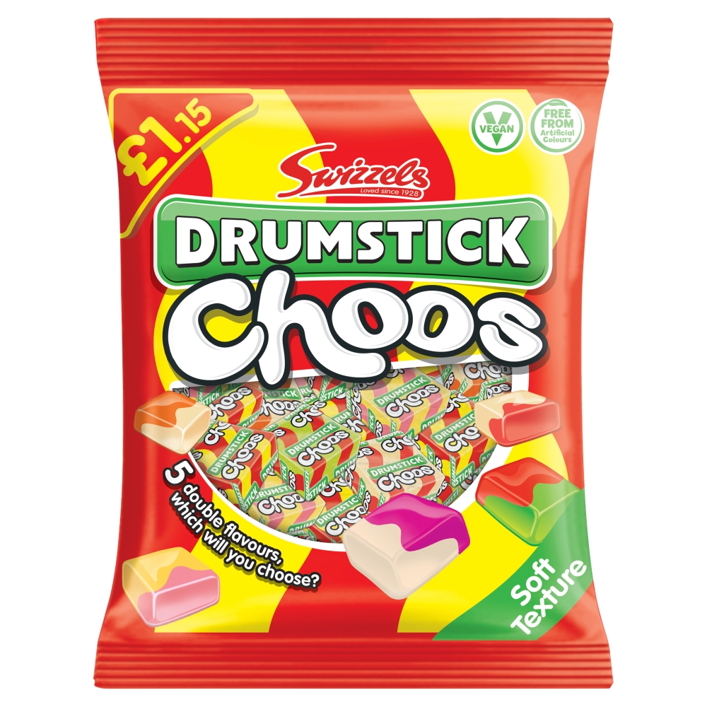 313308_a.jpg Swizzels Drumstick Choos 115g - Image 1