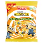 Swizzels Minions Tropical Chew Bars Bag 120g