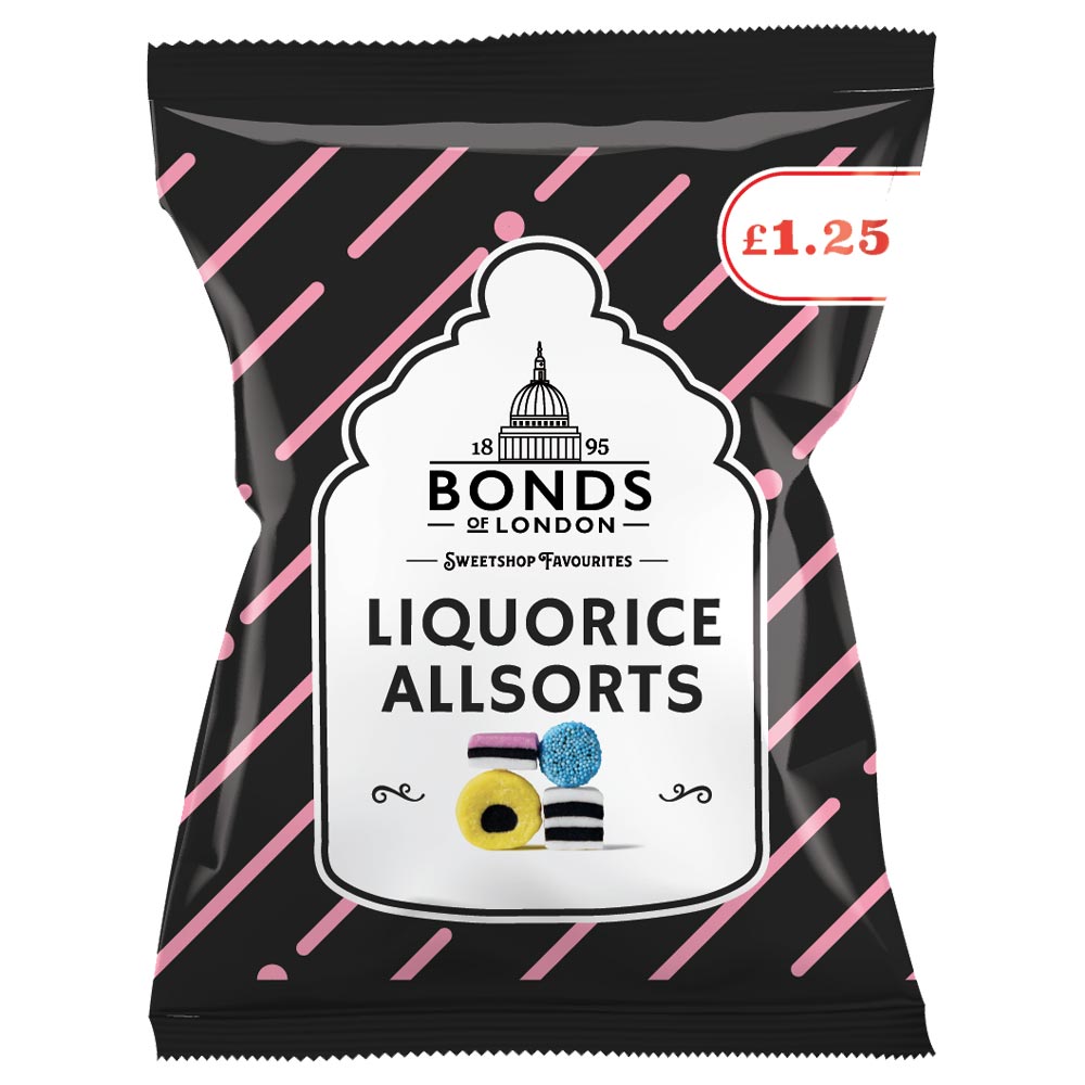 313348_a.jpg Bonds Liquorice Allsorts Bags 130g - Image 1
