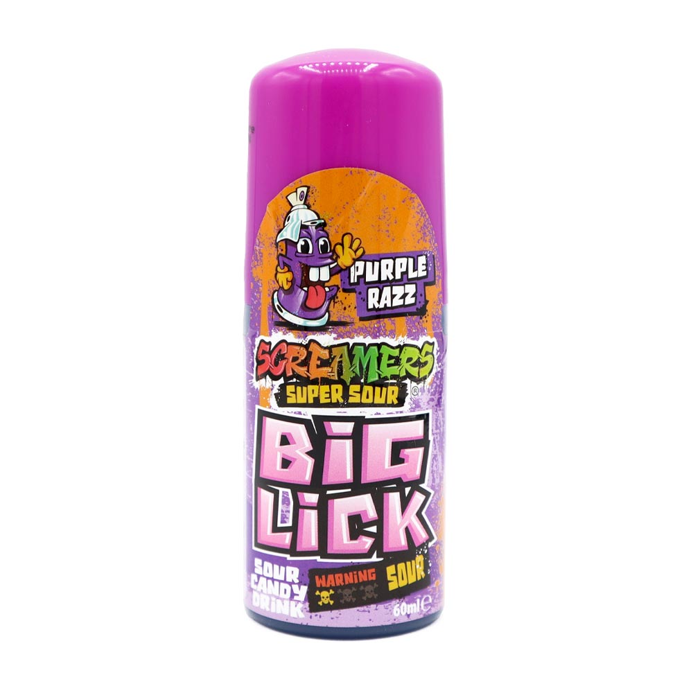 313481_a.jpg Zed Candy Screamers Purple Razz Big Lick 60ml - Image 1