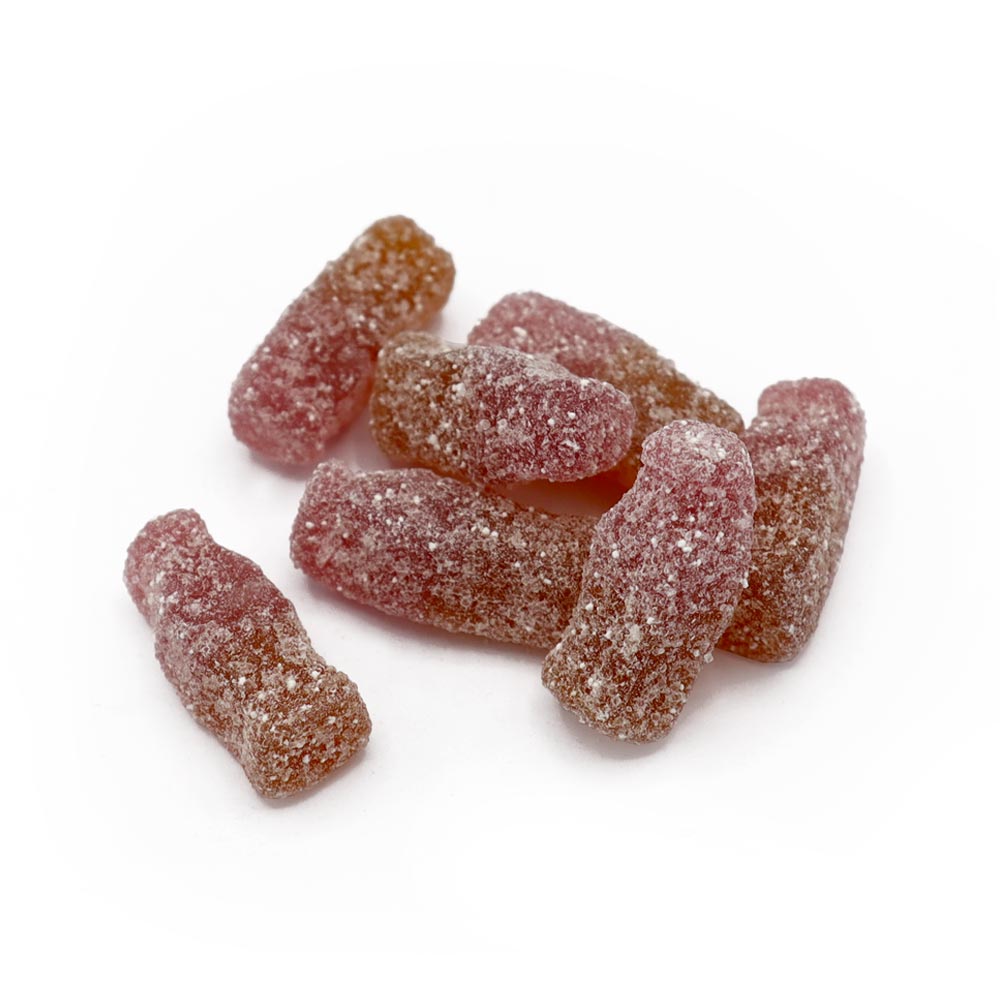 313584_a_1.jpg Kingsway Mega Value Vegan Fizzy Cherry Cola Bottles Bag 2.5kg - Image 1