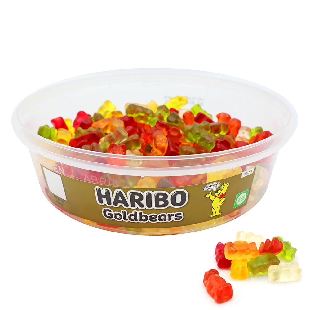 313596-haribo-goldbears-tub-460g-a.jpg Haribo Goldbears Tub 460g - Image 1