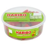 Haribo Giant Strawbs Tub 825g - Image 3