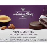 Anthon Berg Plum in Madeira Chocolate Covered Marzipan 220g
