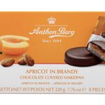 Anthon Berg Apricot in Brandy Chocolate Covered Marzipan 220g