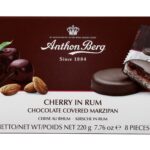 Anthon Berg Cherry in Rum Chocolate Covered Marzipan 220g