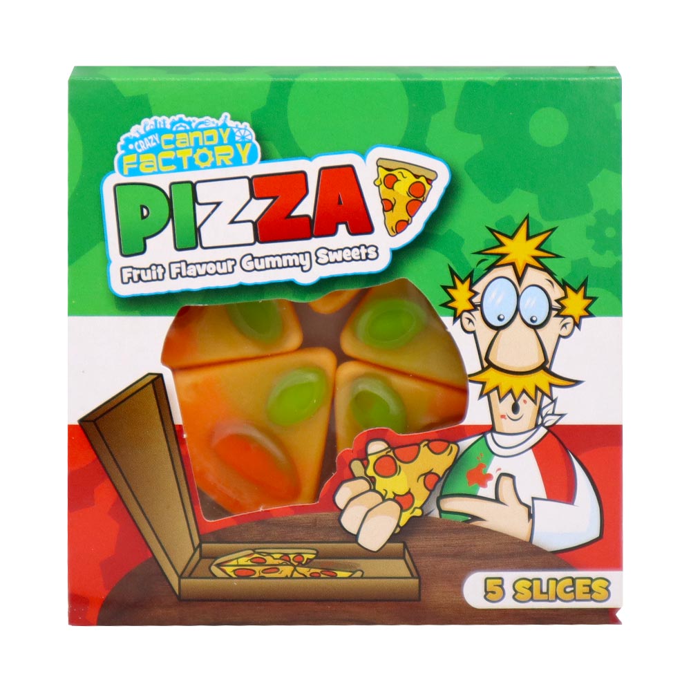 313933_a.jpg Crazy Candy Factory Pizza Slices 21g - Image 1