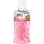 Mogu Mogu Lychee Flavoured Drink with Nata de Coco Bottle 320ml