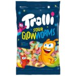 Trolli Sour Glow Worms Bags 150g