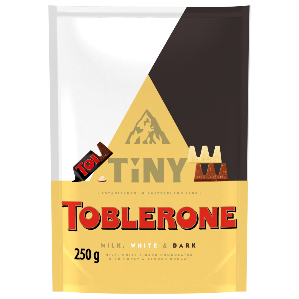 314160_1.jpg Toblerone Tinys Mixed Chocolate Pouch 250g - Image 1