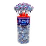 Vidal Zoom Sour Raspberry Tongue Painter Lollies Tubs 1.62kg