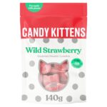 Candy Kittens Wild Strawberry Gourmet Sweets Pouch 140g