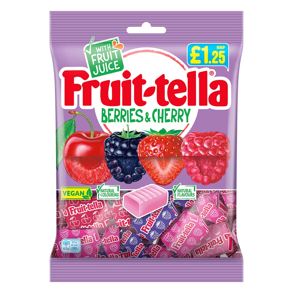 314346_a_23.jpg Fruit-tella Berries & Cherry Bag 135g - Image 1
