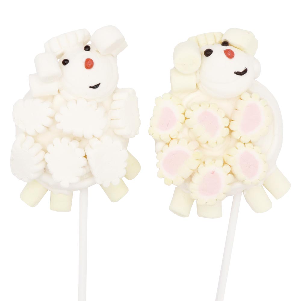 314441_a.jpg Candy Realms Lucy Lamb Mallow Lolly 35g - Image 1