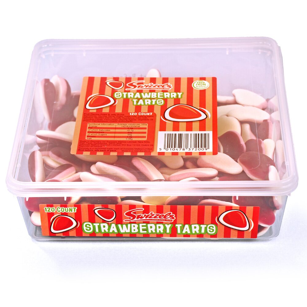 314452_a_23.jpg Swizzels Strawberry Tarts Tub 576g - Image 1