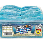 Sweetzone Giant Fizzy Blue Raspberry Bottles 10p Tub