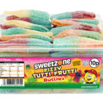 Sweetzone Fizzy Tutti Frutti Bottles 10p Tub 805g