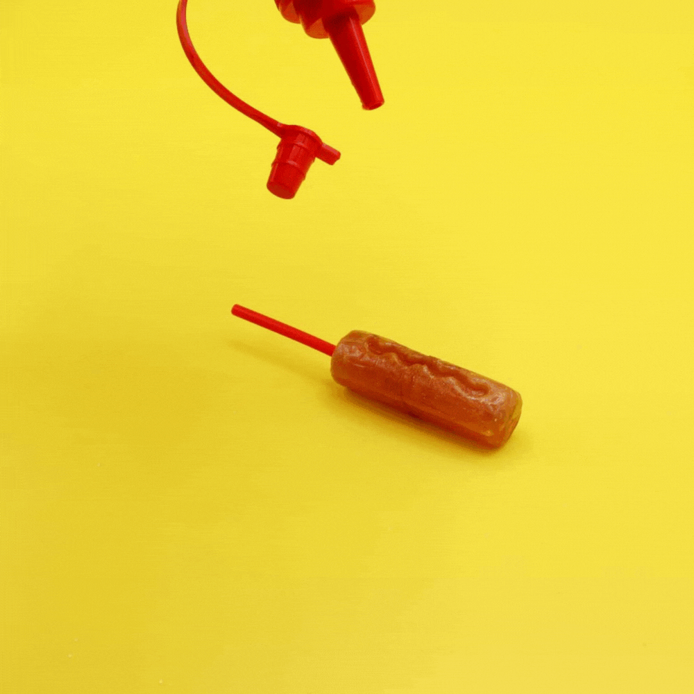 Crazy Candy Factory Squeezie Hot Dog Pop 80g - Image 5