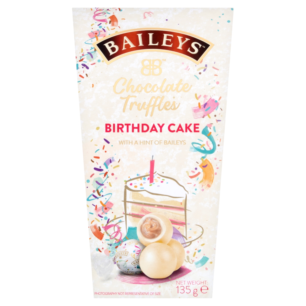 315103_a_24.jpg Baileys Chocolate Truffles Birthday Cake 135g - Image 1