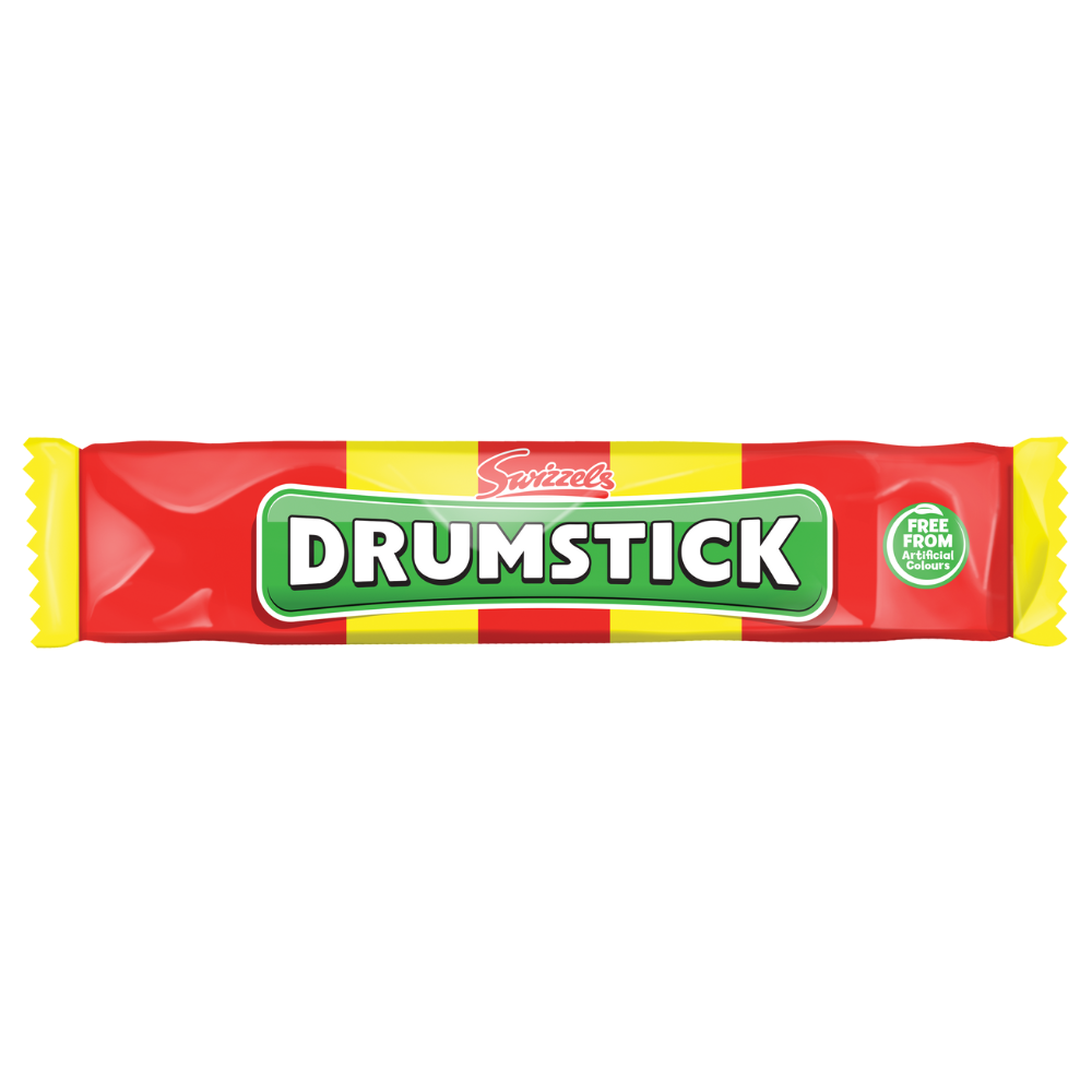 315283_a.png Swizzels Drumstick Original Raspberry and Milk Chew Bar 18g - Image 1