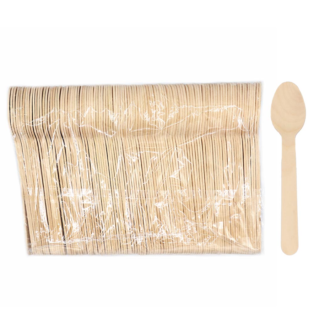 315336_a.jpg Accessories Wooden Spade Spoons 100 Pack - Image 1