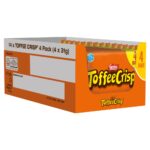 Toffee Crisp Milk Chocolate Bar 4 Pack Multipack 124g - Image 3