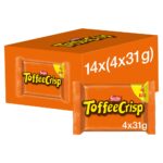 Toffee Crisp Milk Chocolate Bar 4 Pack Multipack 124g - Image 2