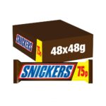 Snickers Caramel, Nougat, Peanuts & Milk Chocolate Snack Bar 48g