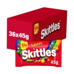 Skittles Vegan Chewy Sweets Fruit Flavoured Bag 45g