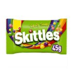 Skittles Vegan Chewy Crazy Sour Sweets Fruit Flavoured Bag 45g