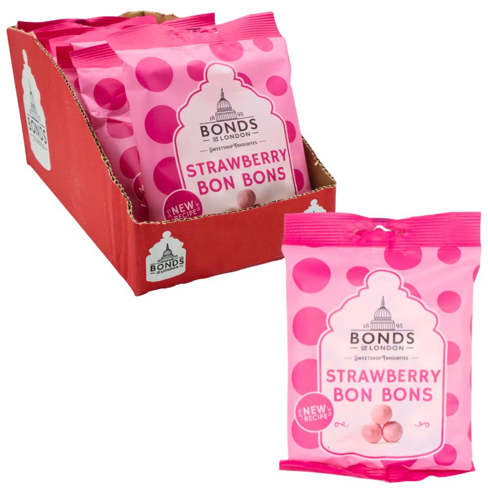 315591.jpg Bonds Strawberry Bon Bons Bag 110g - Image 1