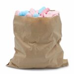 Accessories Brown Sulphite Paper Bags 7" x 7" (Empty)