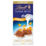 Lindt Classic Recipe Milk Caramel Sea Salt Chocolate Bar 100g