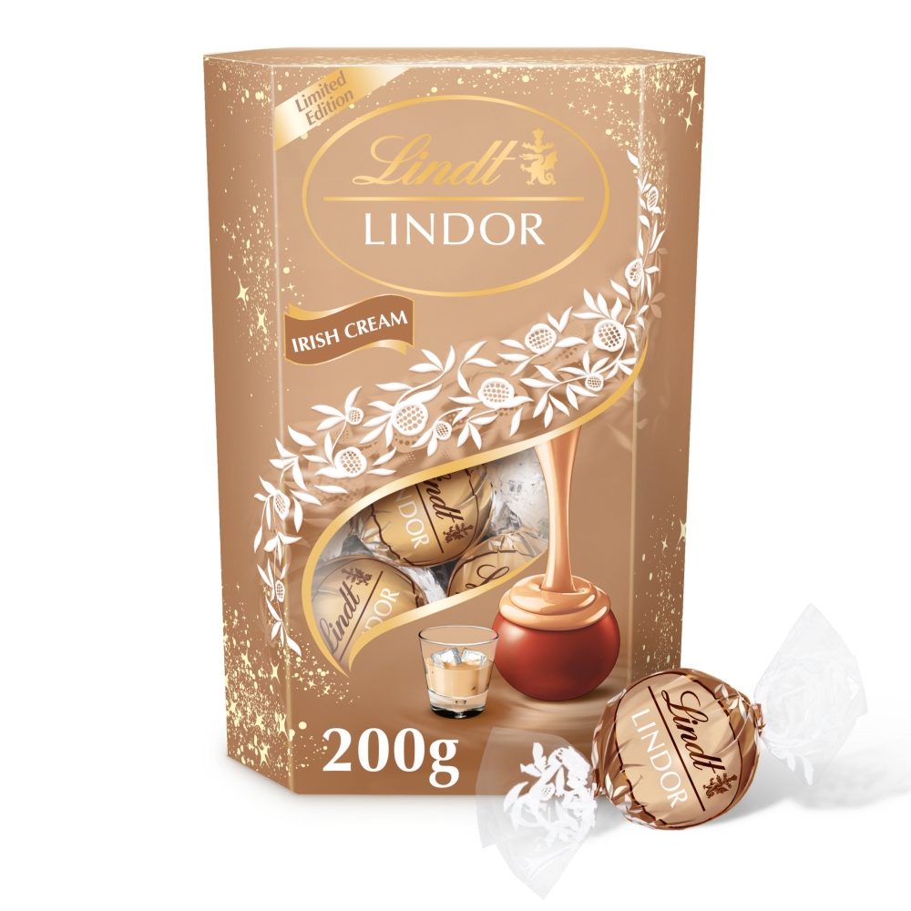 Lindt Lindor Limited Edition Irish Cream Box 200g - Image 1