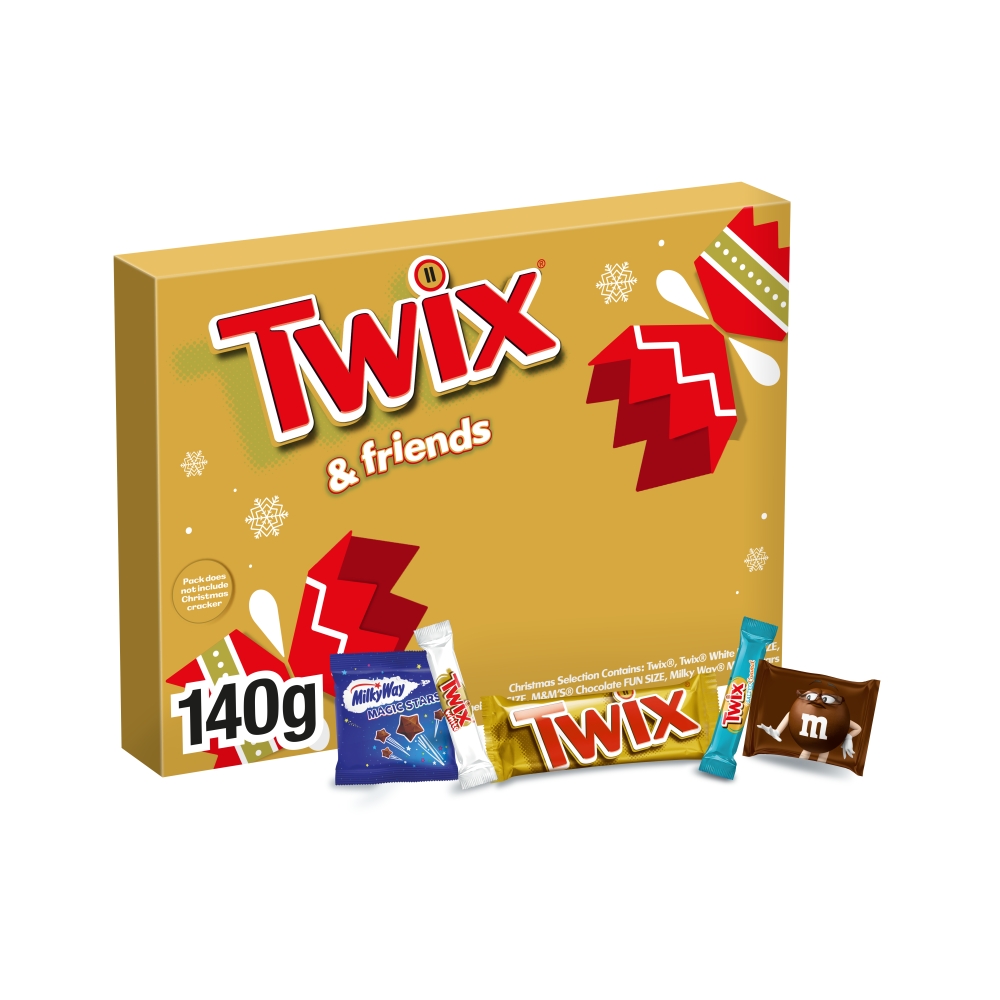 316181_1.jpg Twix and Friends Chocolate Medium Christmas Selection Box 140g - Image 1
